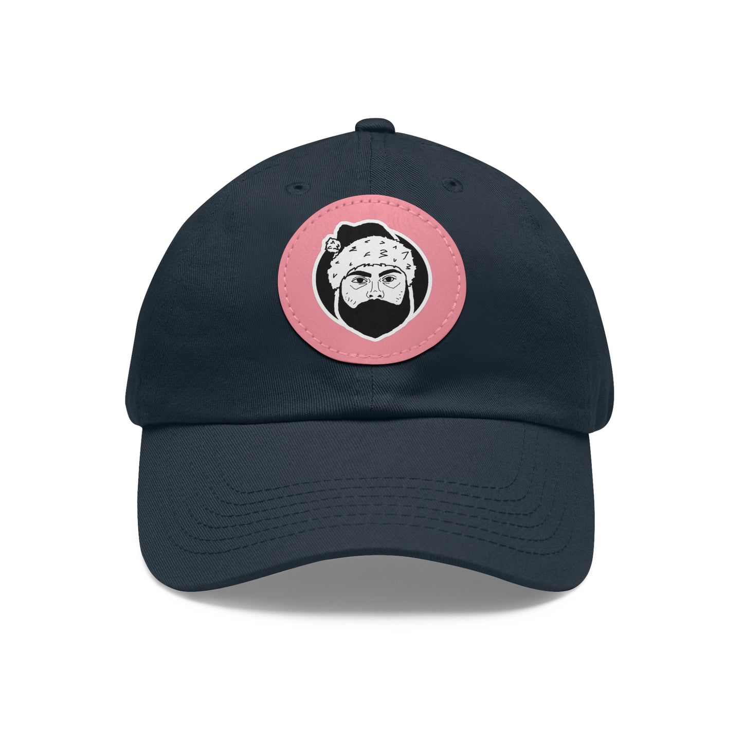 TROL Dad Hat with Leather Patch (Round)