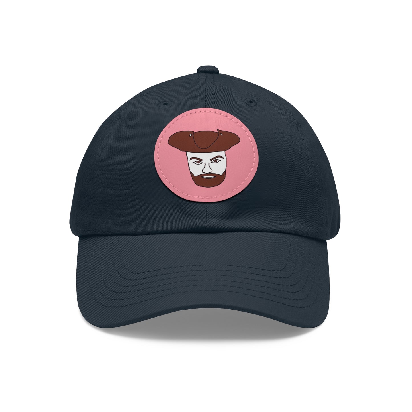 TROL Dad Hat with Leather Patch (Round)