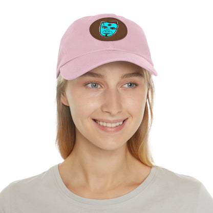 TROL Dad Hat with Leather Patch (Round)