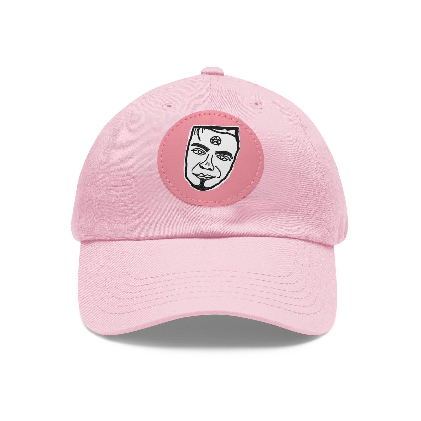 TROL Dad Hat with Leather Patch (Round)