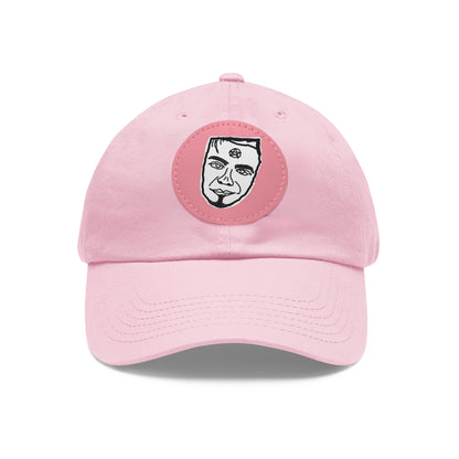 TROL Dad Hat with Leather Patch (Round)