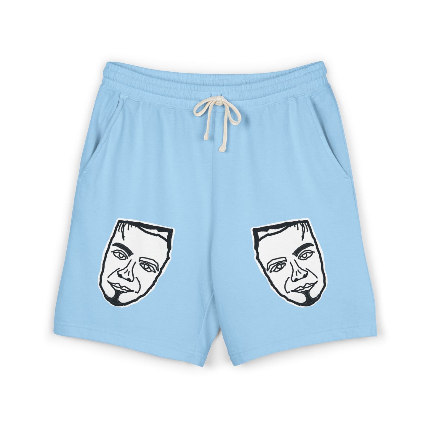 TROL Unisex Garment-Dyed Lightweight Fleece Sweat Shorts