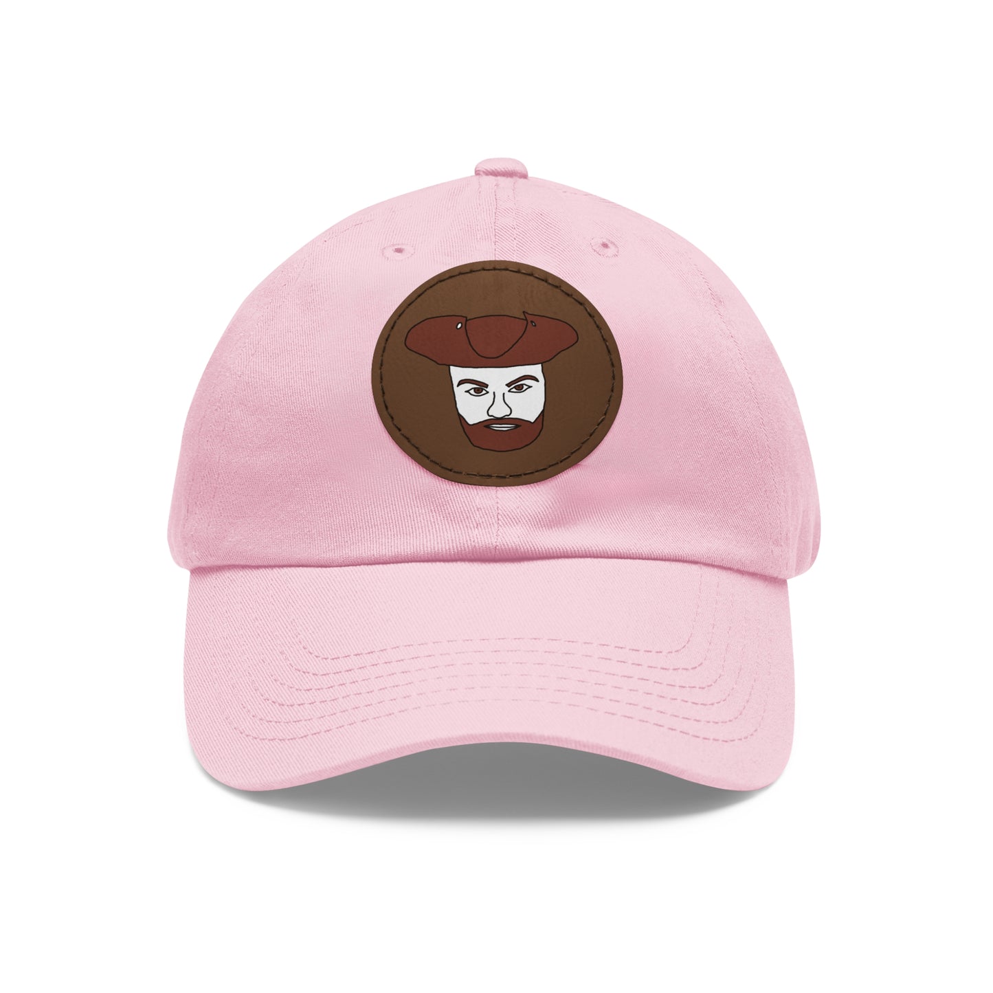 TROL Dad Hat with Leather Patch (Round)