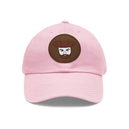 TROL Dad Hat with Leather Patch (Round)