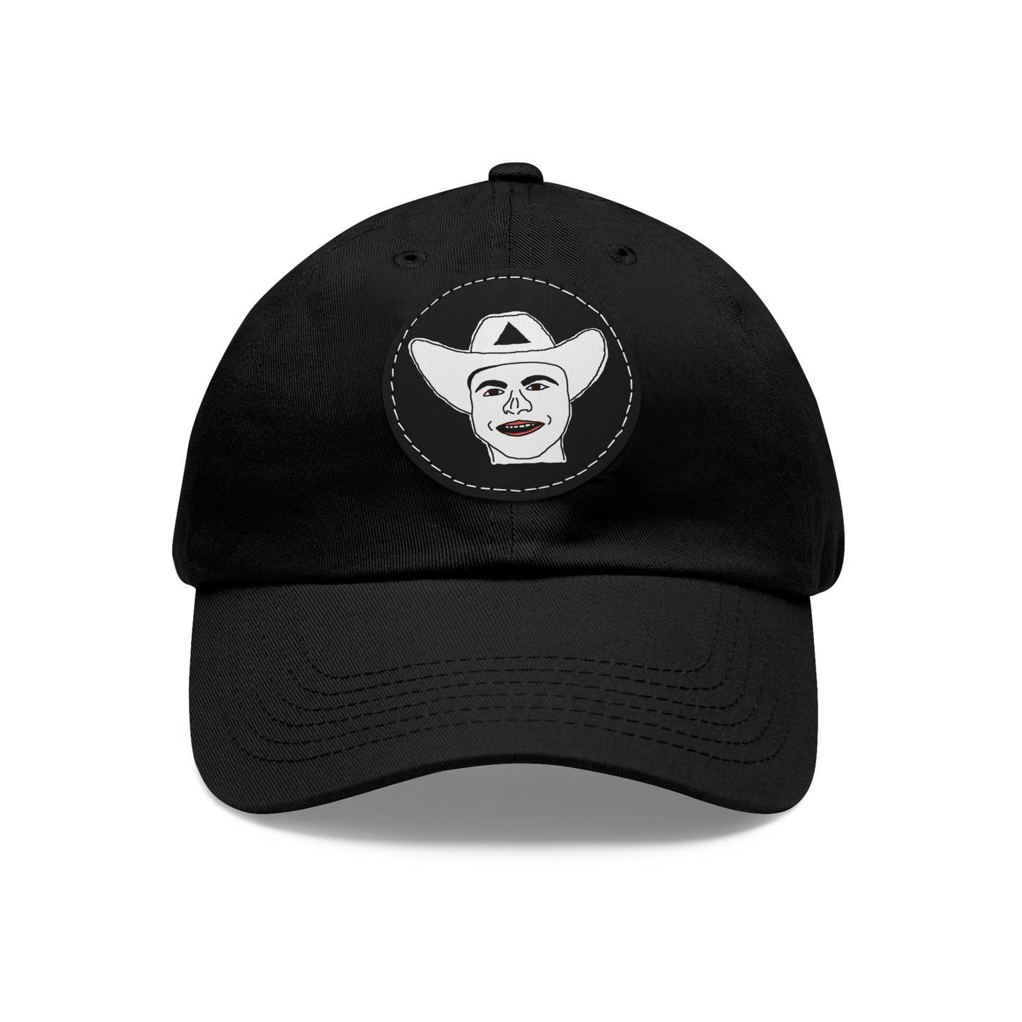 TROL Dad Hat with Leather Patch (Round)