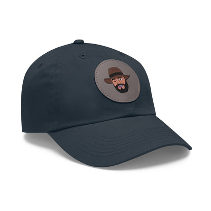 TROL Dad Hat with Leather Patch (Round)