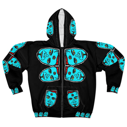 TROL Unisex Zip Hoodie (AOP)