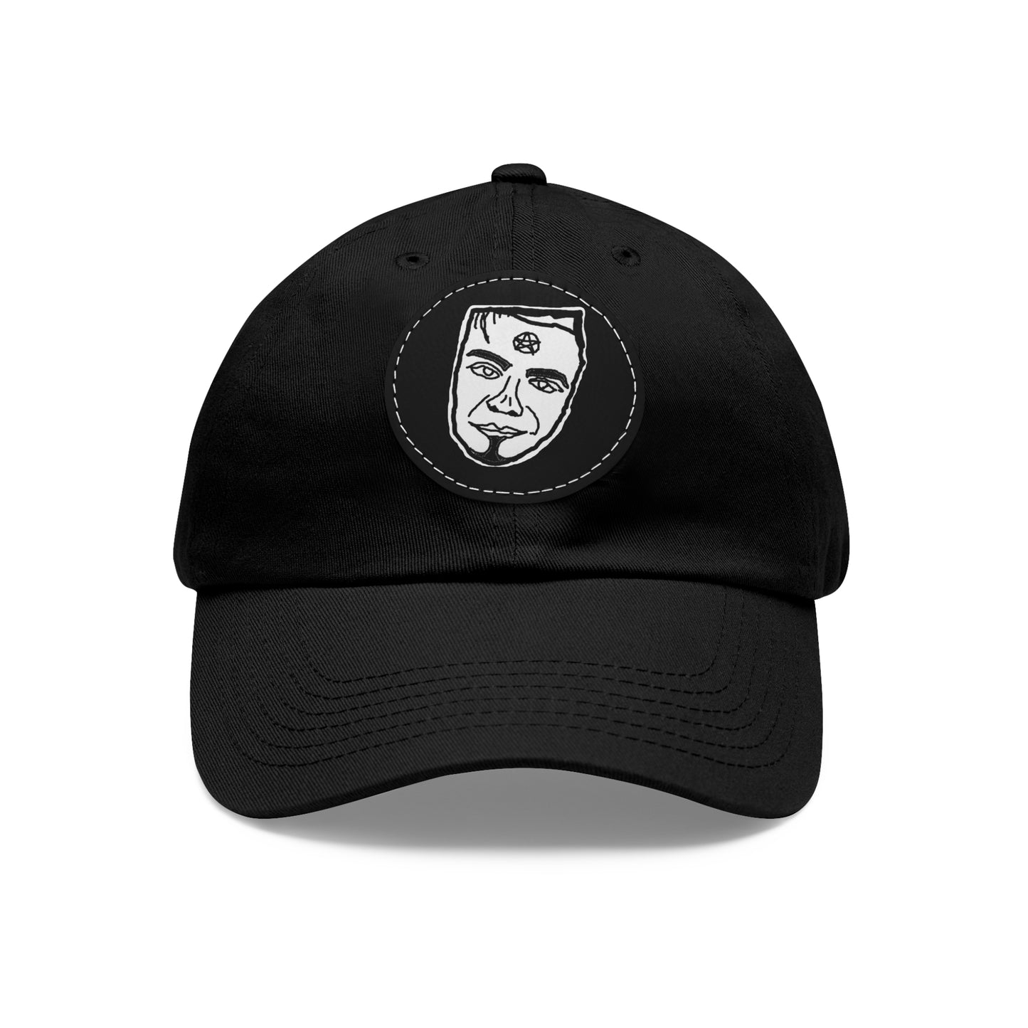 TROL Dad Hat with Leather Patch (Round)