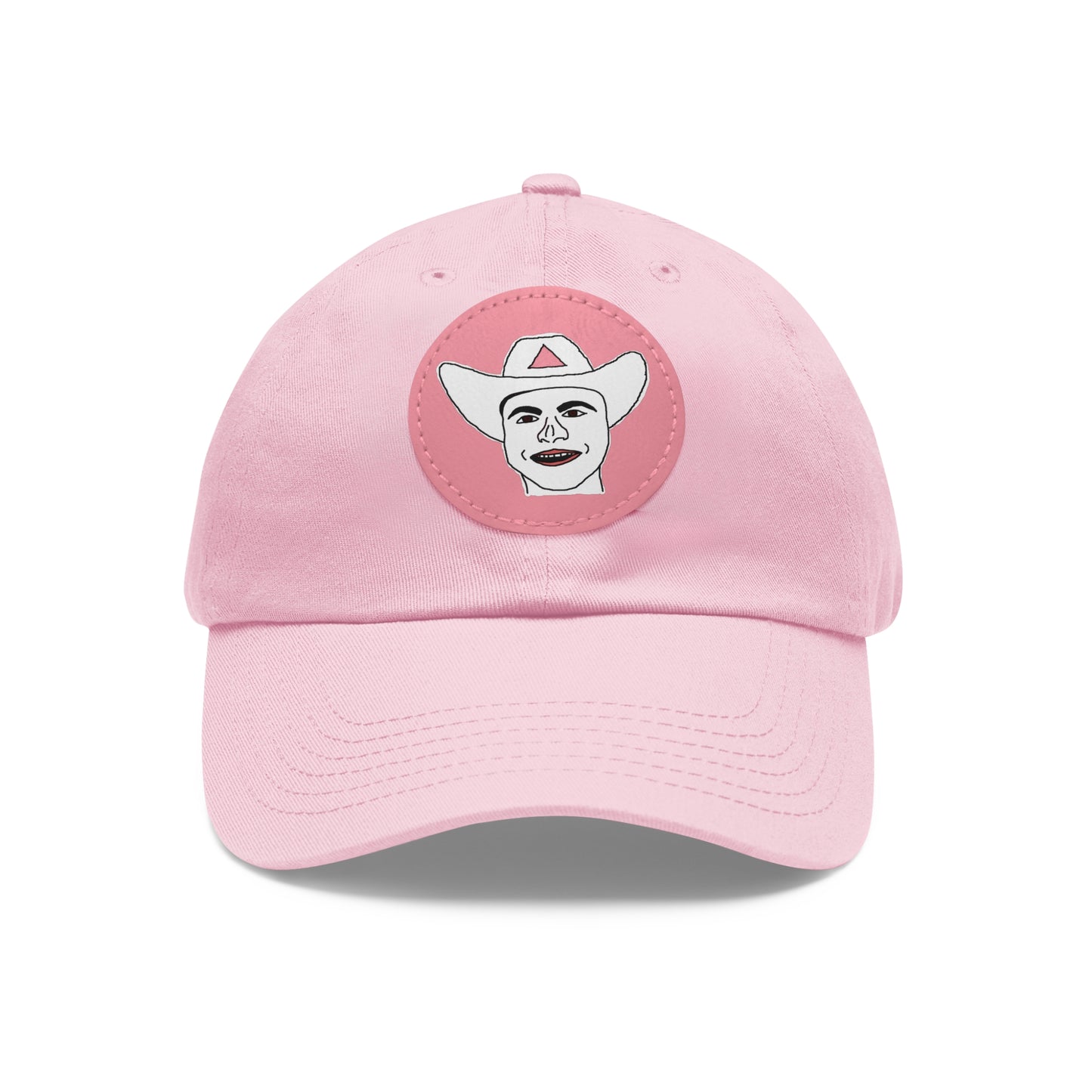 TROL Dad Hat with Leather Patch (Round)