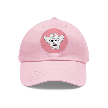 TROL Dad Hat with Leather Patch (Round)