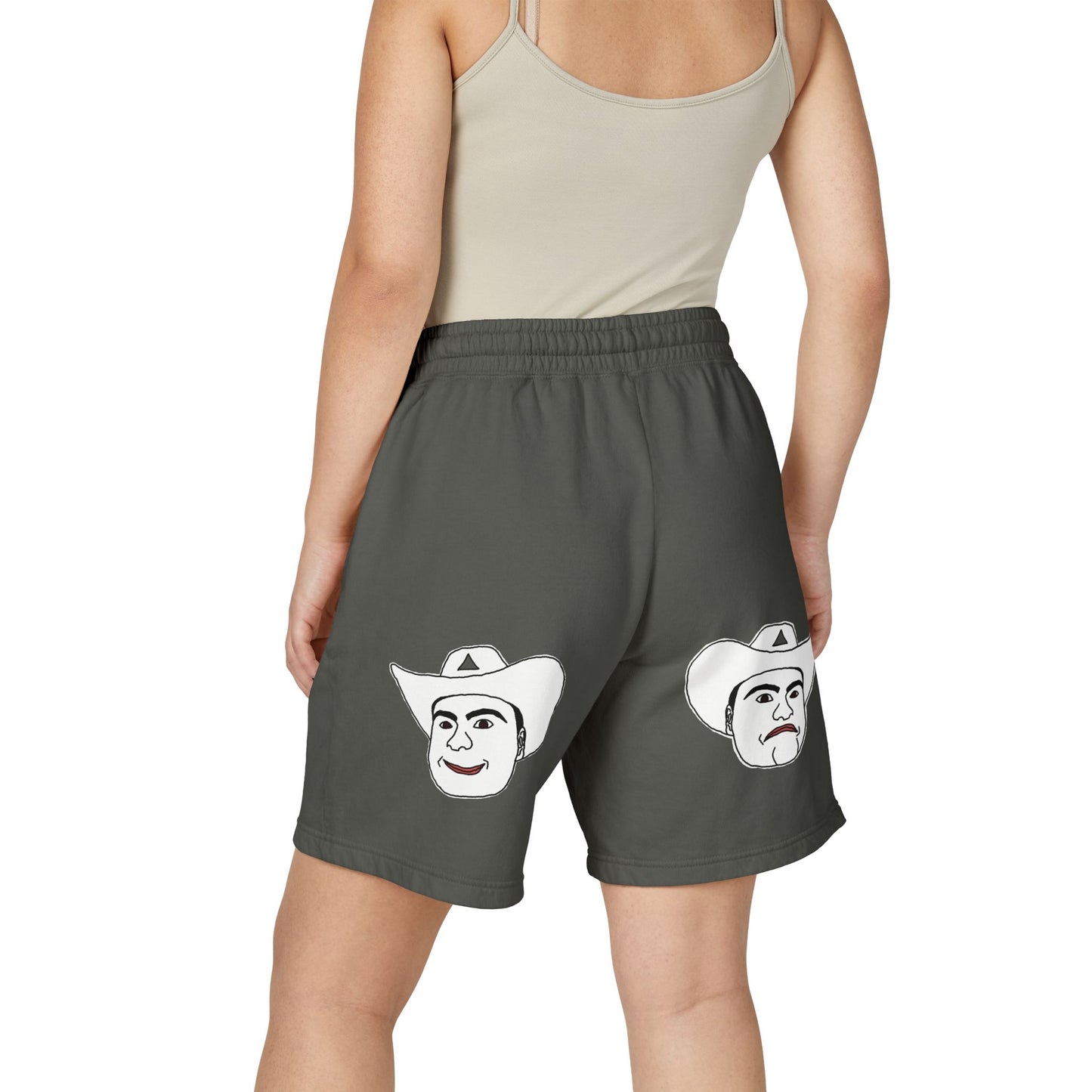 TROL Unisex Garment-Dyed Lightweight Fleece Sweat Shorts