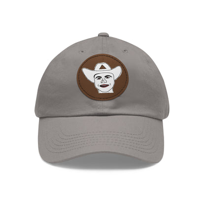 TROL Dad Hat with Leather Patch (Round)