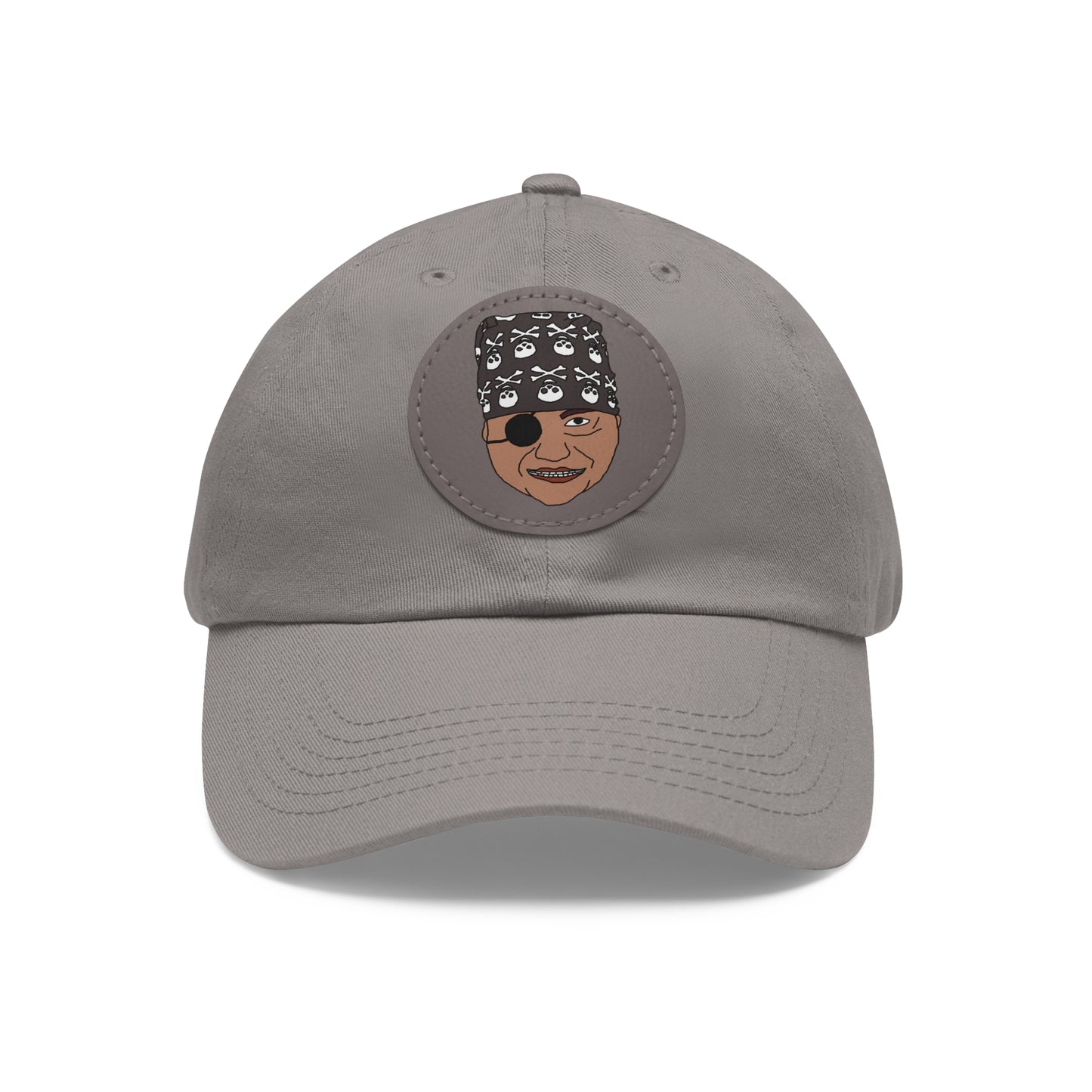 TROL Dad Hat with Leather Patch (Round)