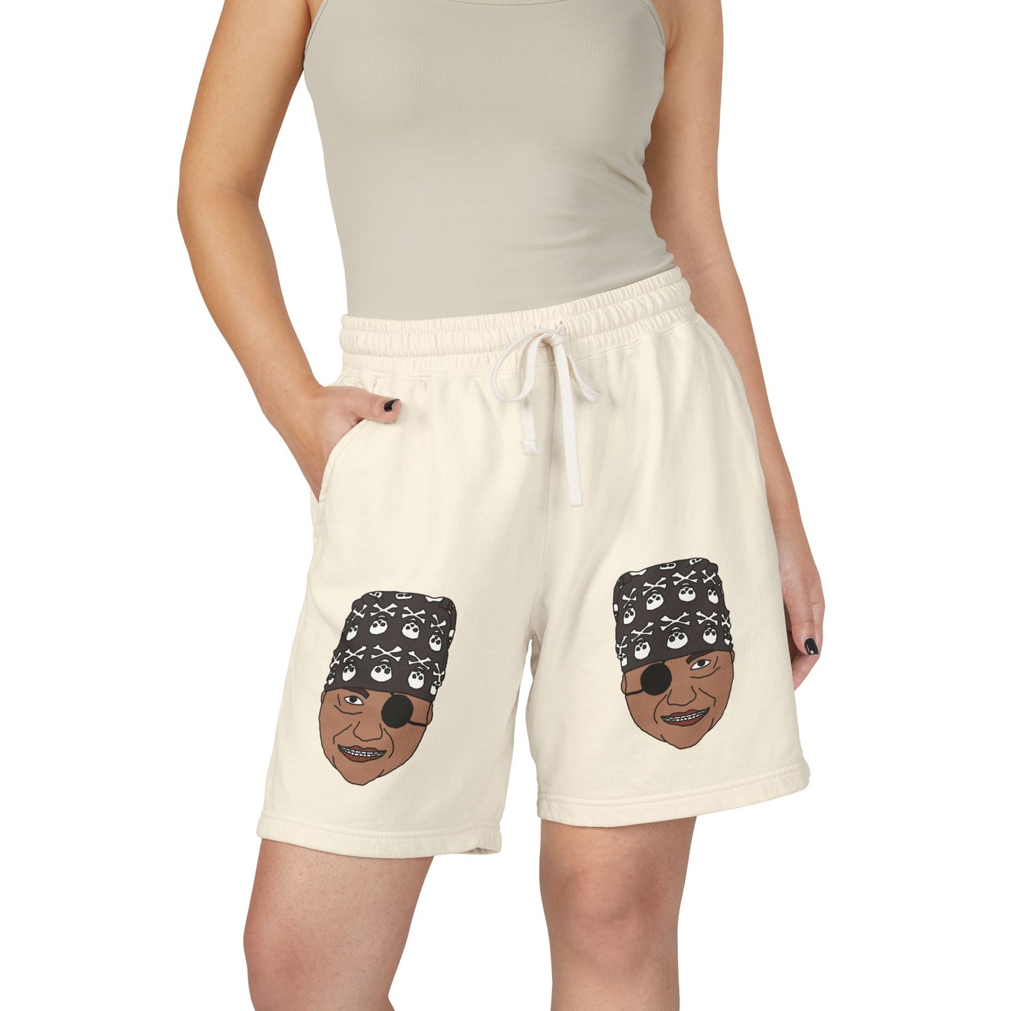 TROL Unisex Garment-Dyed Lightweight Fleece Sweat Shorts