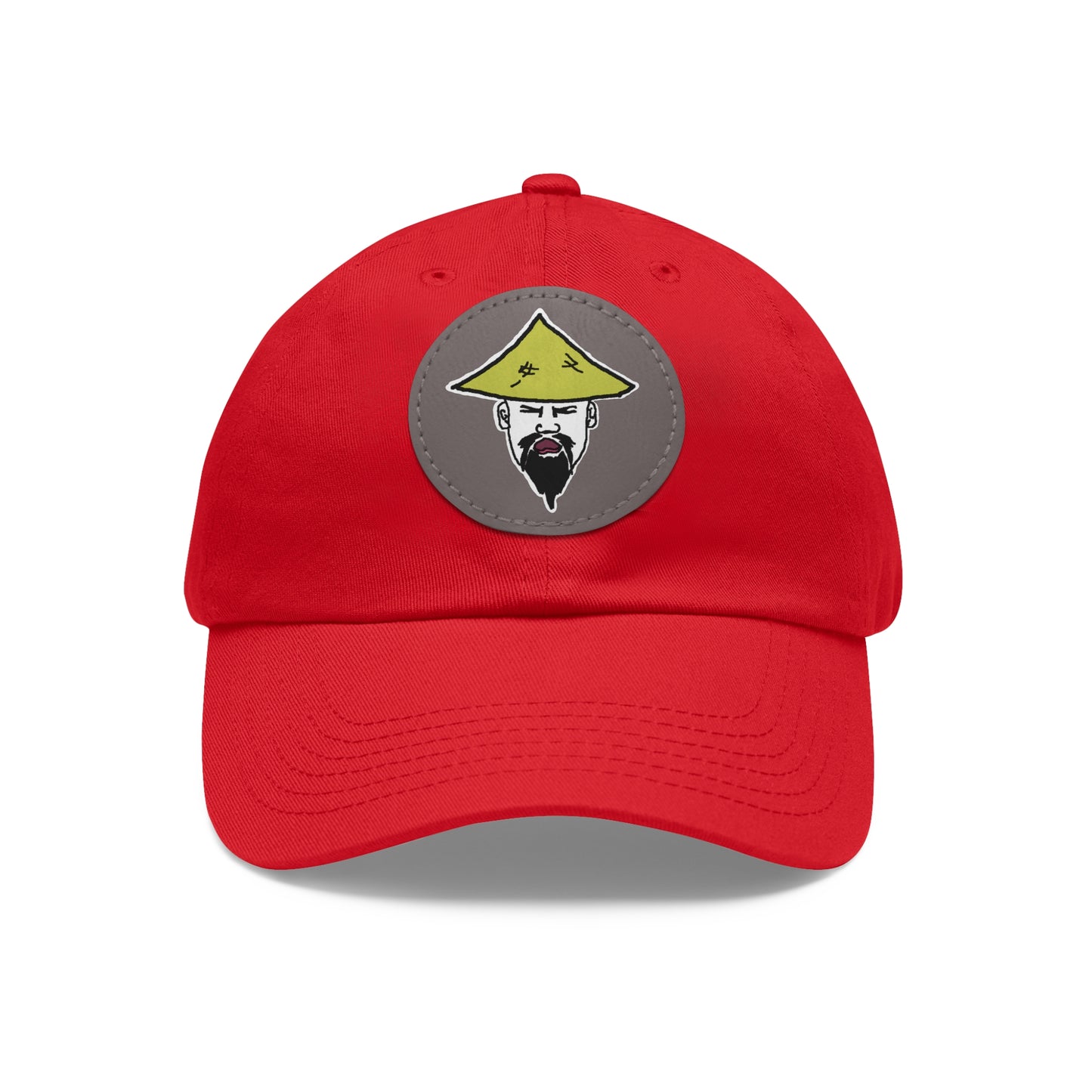 TROL Dad Hat with Leather Patch (Round)