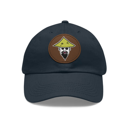 TROL Dad Hat with Leather Patch (Round)