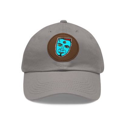 TROL Dad Hat with Leather Patch (Round)