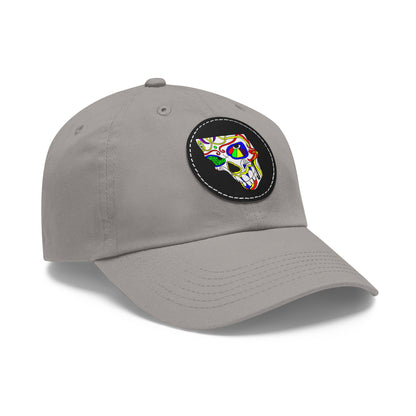 TROL Dad Hat with Leather Patch (Round)