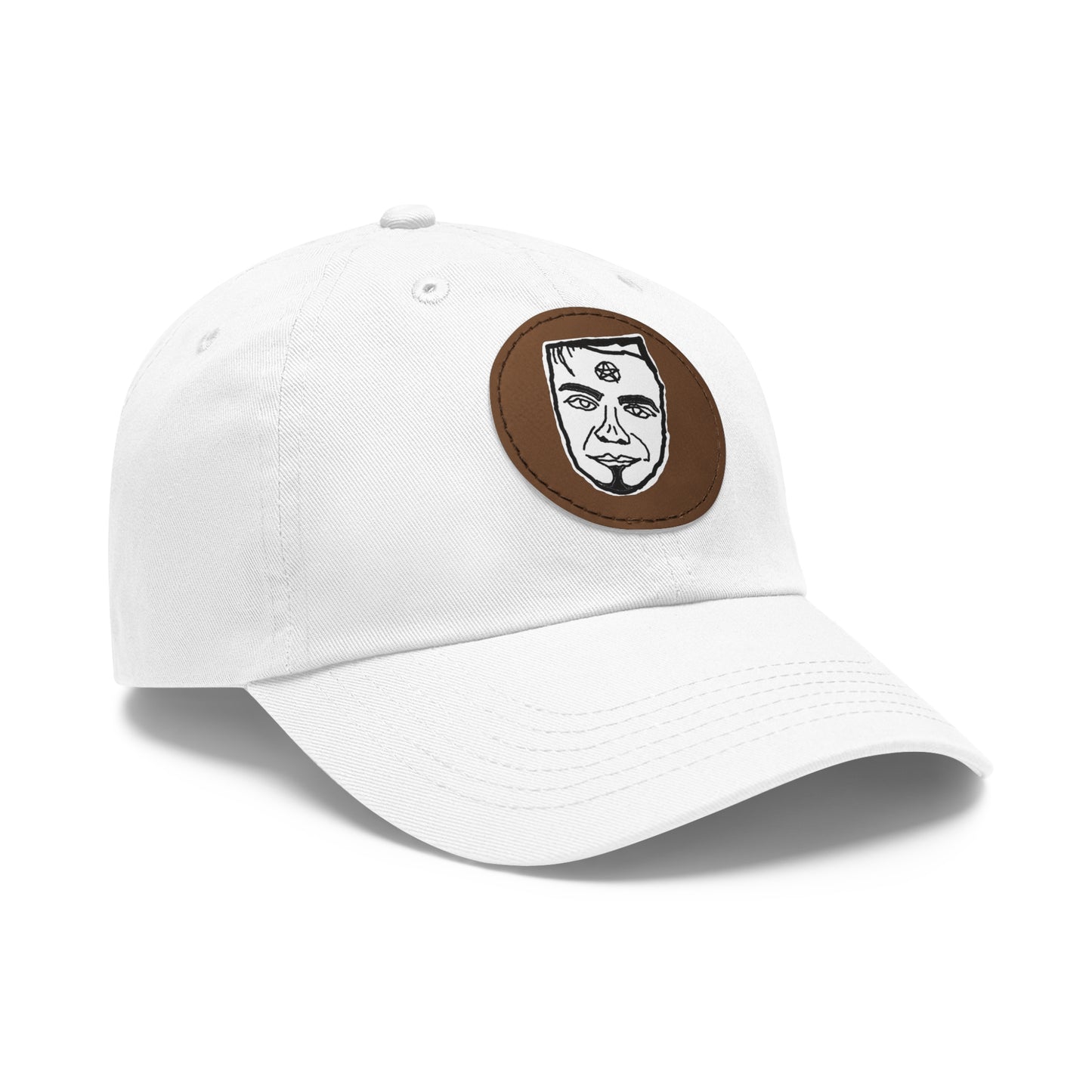 TROL Dad Hat with Leather Patch (Round)