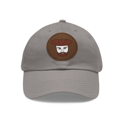 TROL Dad Hat with Leather Patch (Round)
