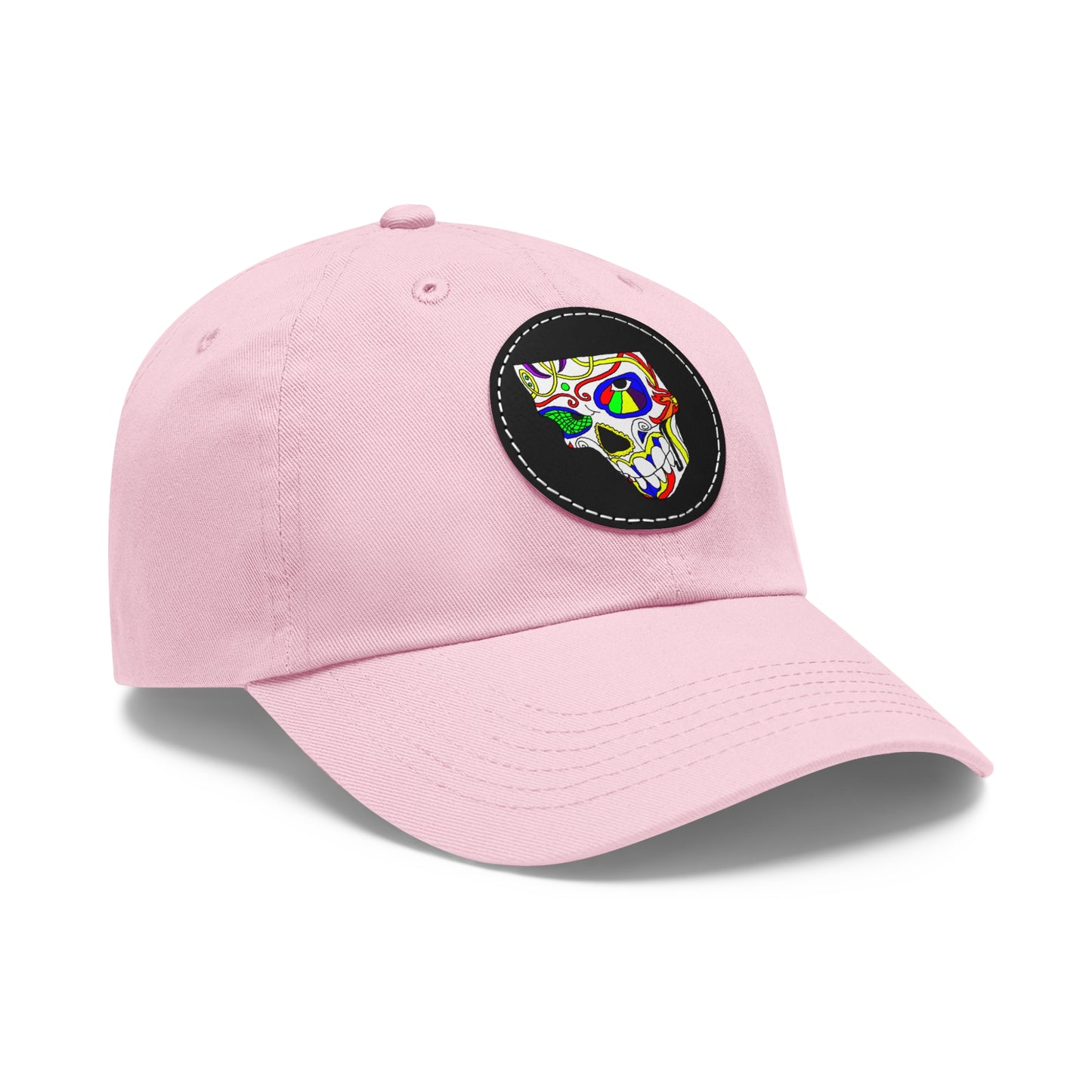 TROL Dad Hat with Leather Patch (Round)