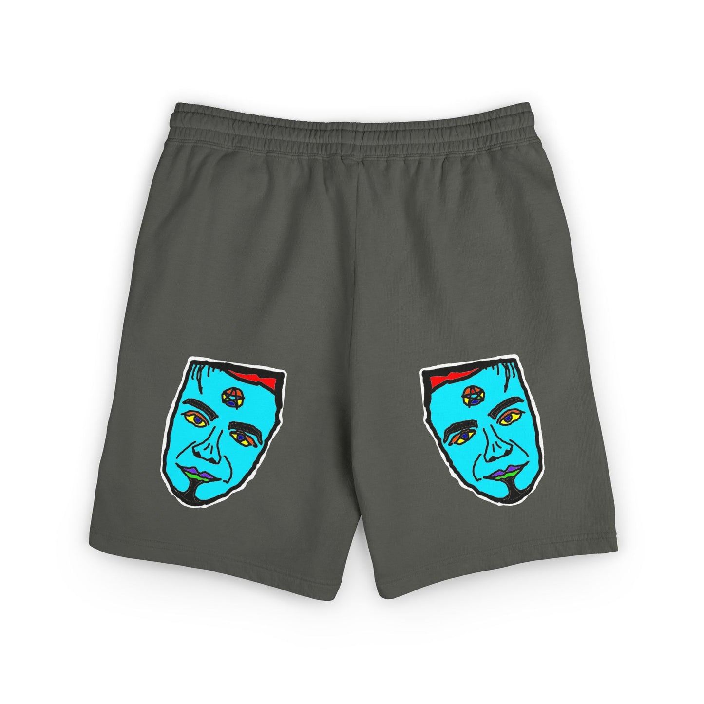 TROL Unisex Garment-Dyed Lightweight Fleece Sweat Shorts
