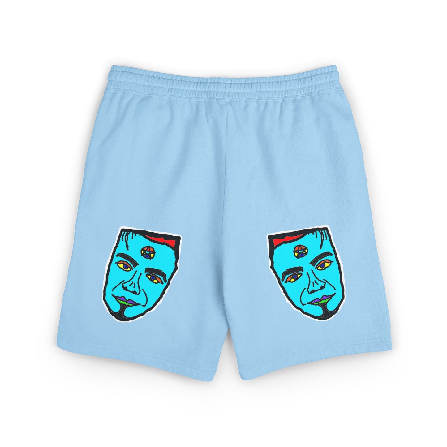 TROL Unisex Garment-Dyed Lightweight Fleece Sweat Shorts