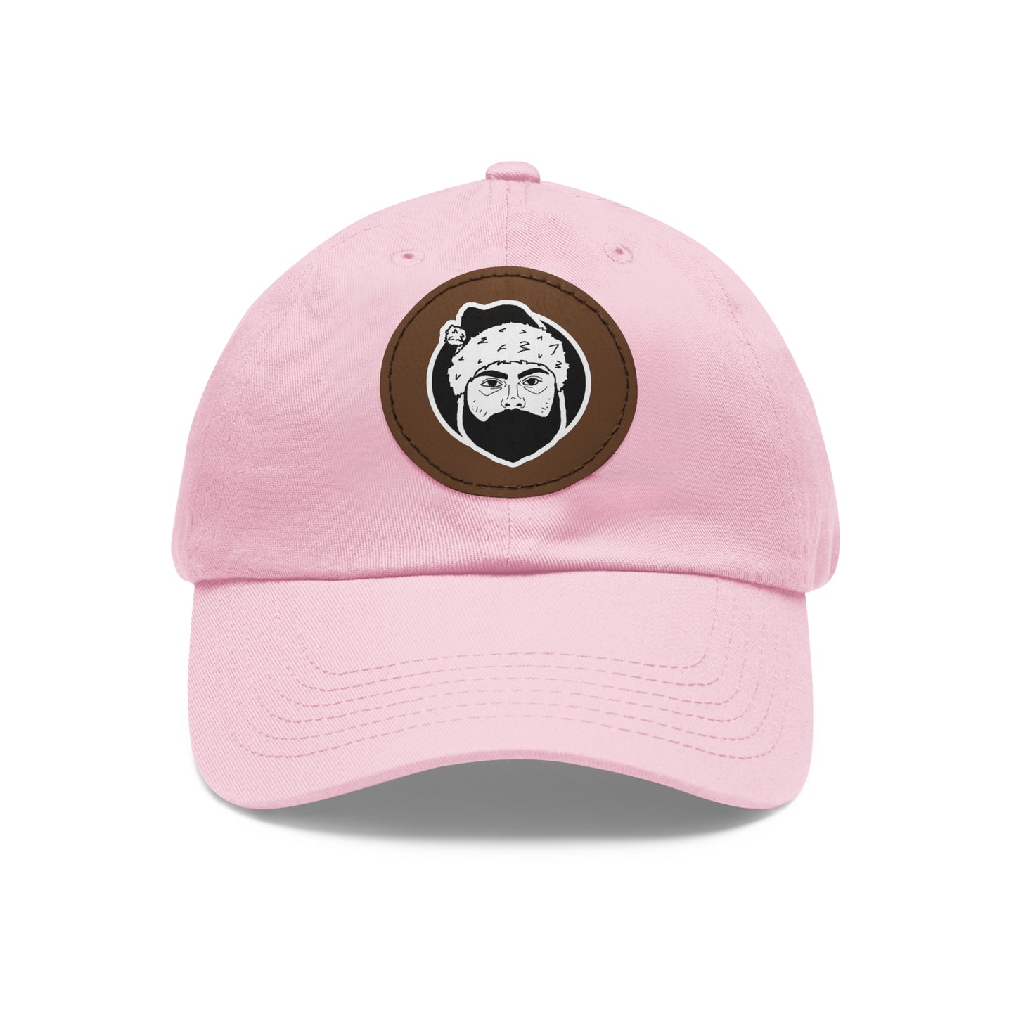 TROL Dad Hat with Leather Patch (Round)