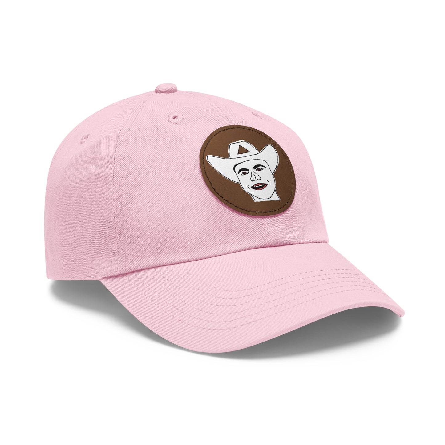 TROL Dad Hat with Leather Patch (Round)