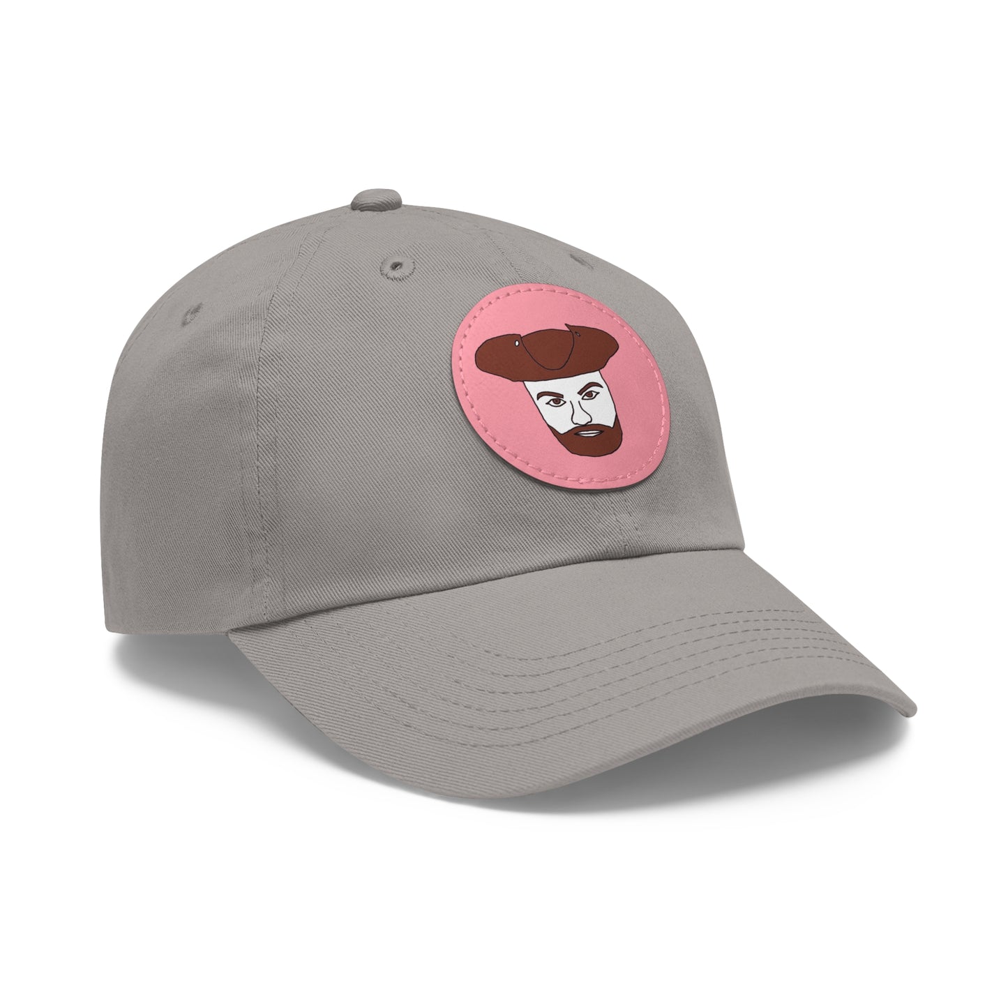 TROL Dad Hat with Leather Patch (Round)
