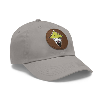 TROL Dad Hat with Leather Patch (Round)