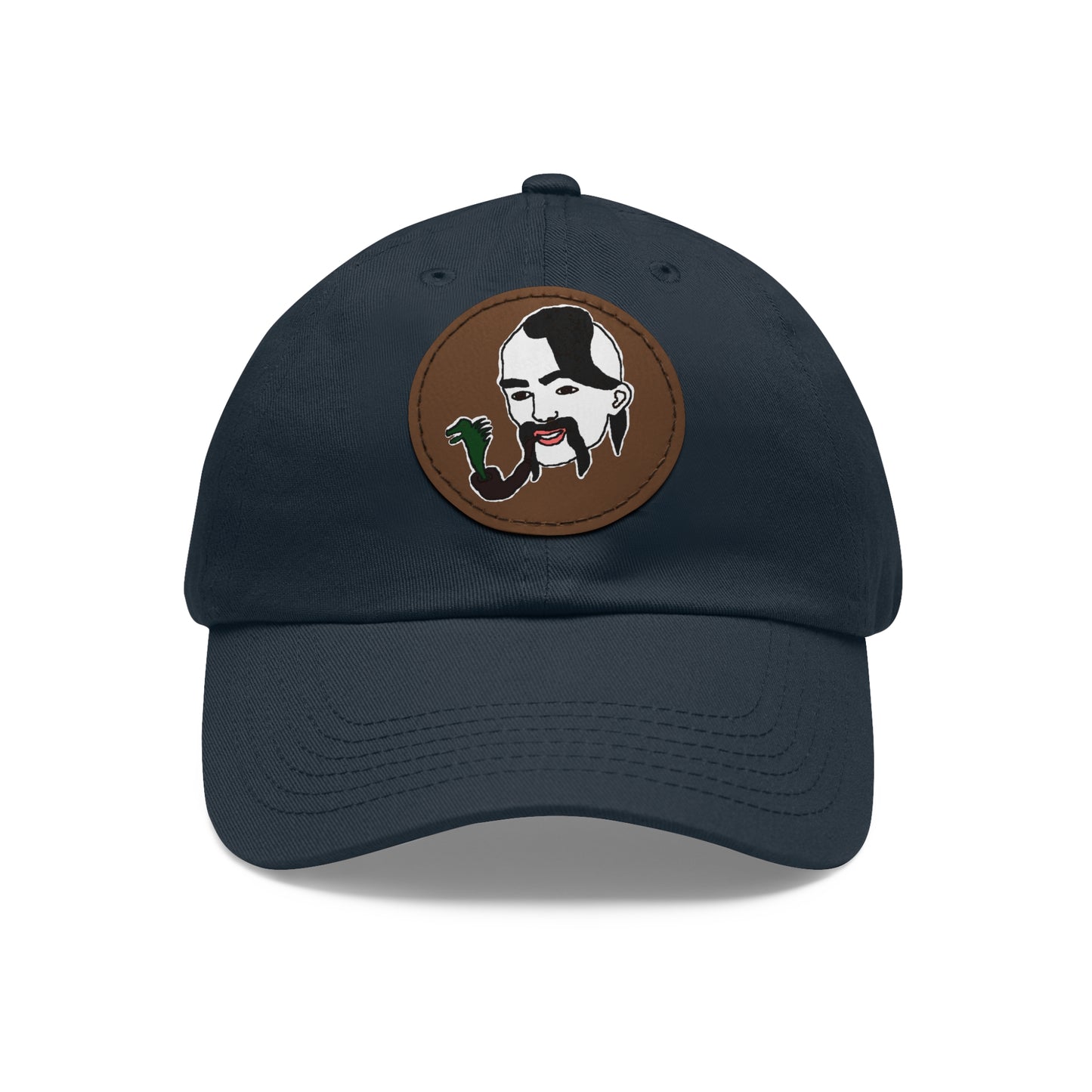 TROL Dad Hat with Leather Patch (Round)