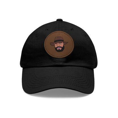 TROL Dad Hat with Leather Patch (Round)