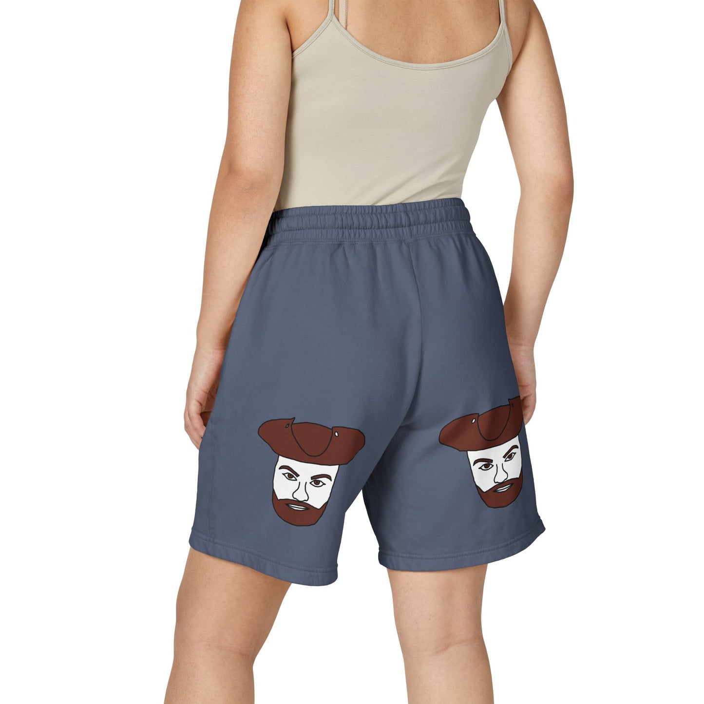 TROL Unisex Garment-Dyed Lightweight Fleece Sweat Shorts