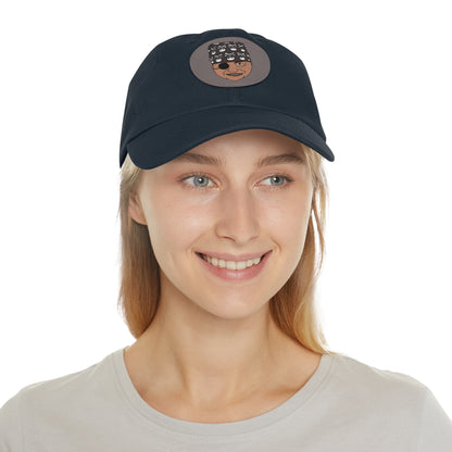 TROL Dad Hat with Leather Patch (Round)