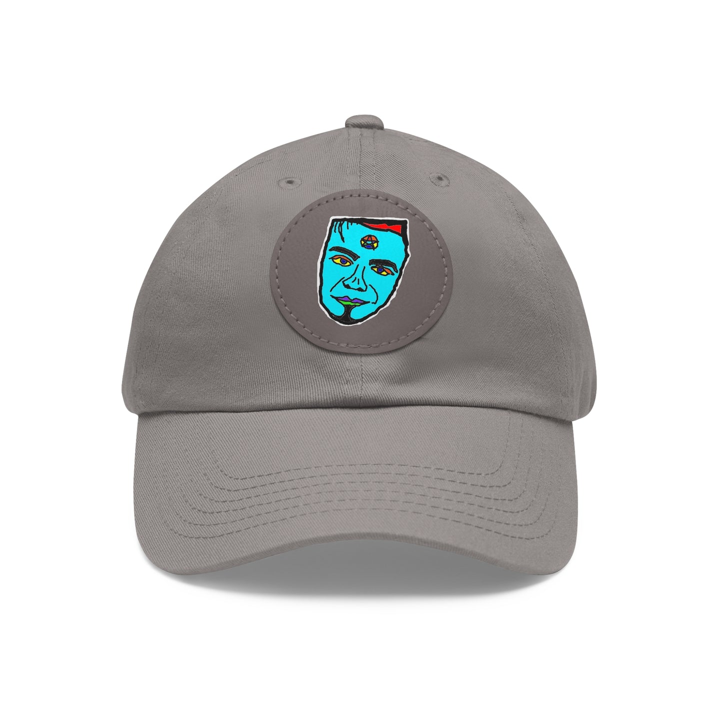 TROL Dad Hat with Leather Patch (Round)