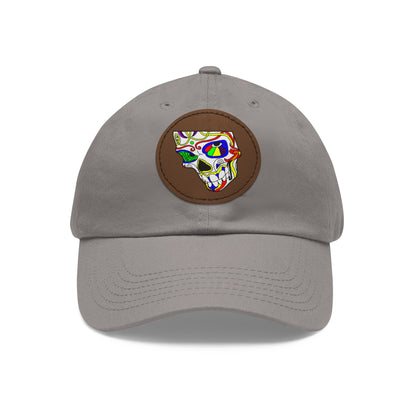 TROL Dad Hat with Leather Patch (Round)