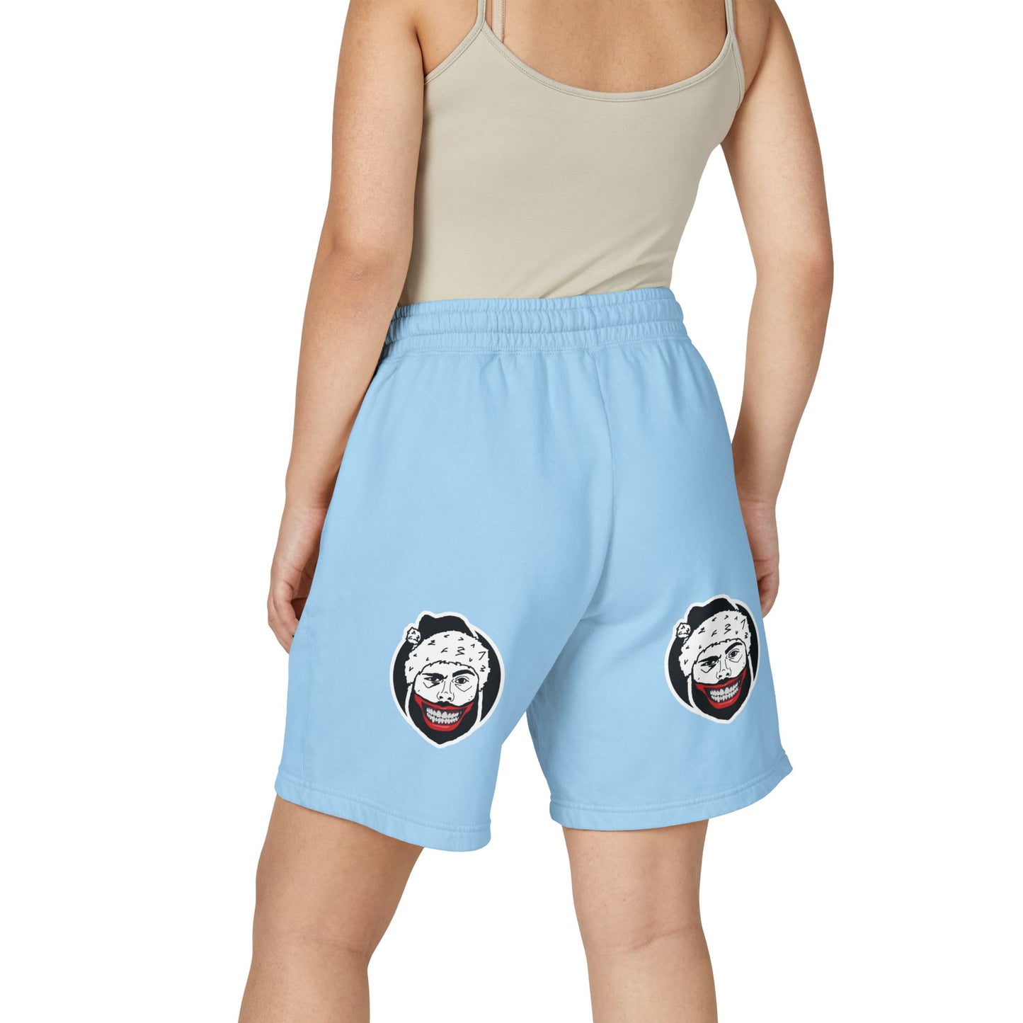 TROL Unisex Garment-Dyed Lightweight Fleece Sweat Shorts