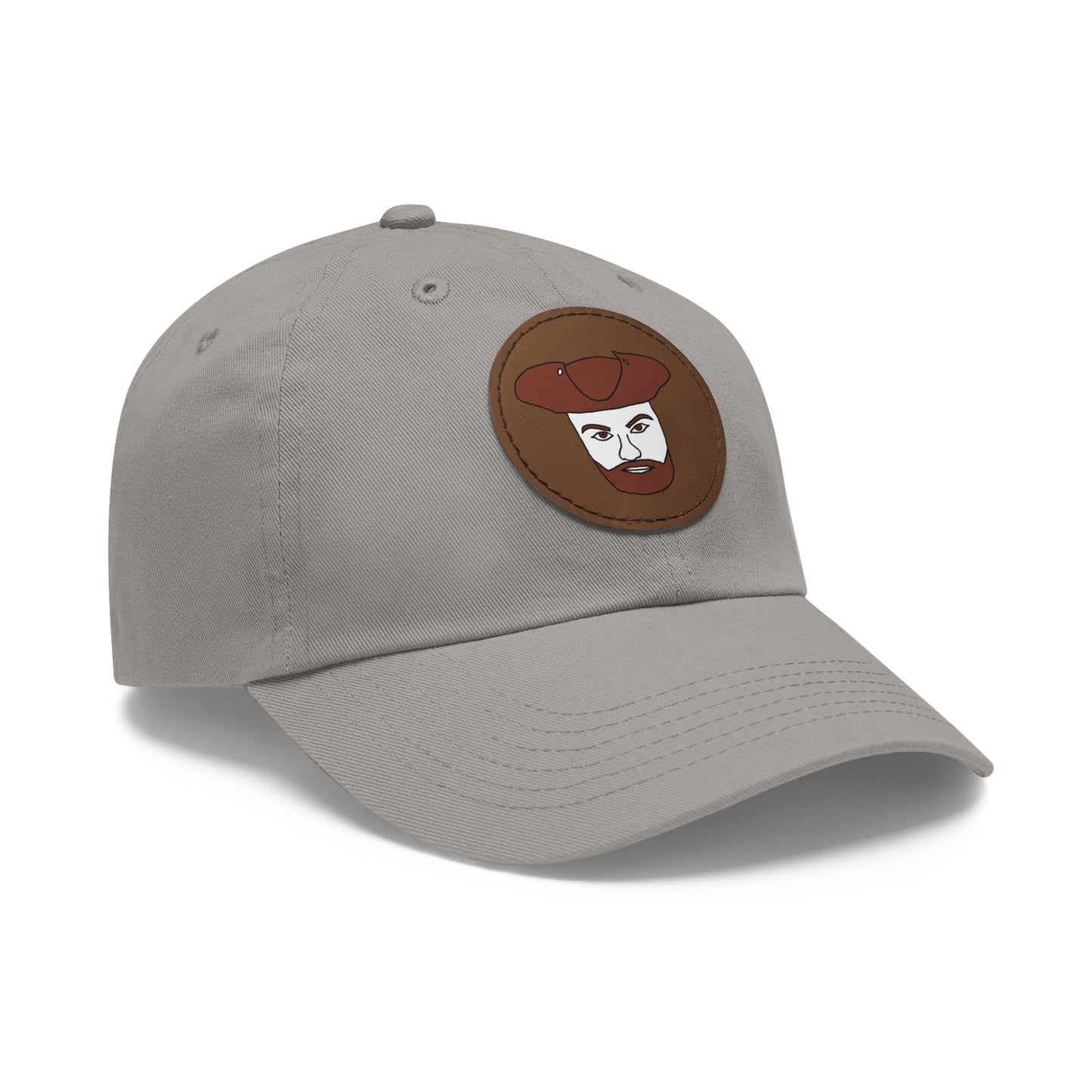 TROL Dad Hat with Leather Patch (Round)