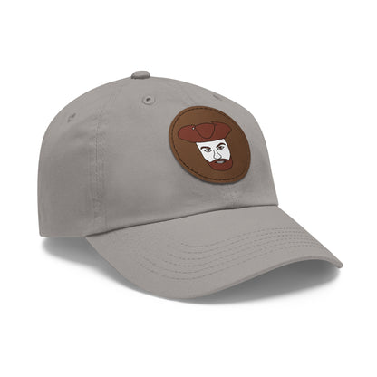 TROL Dad Hat with Leather Patch (Round)