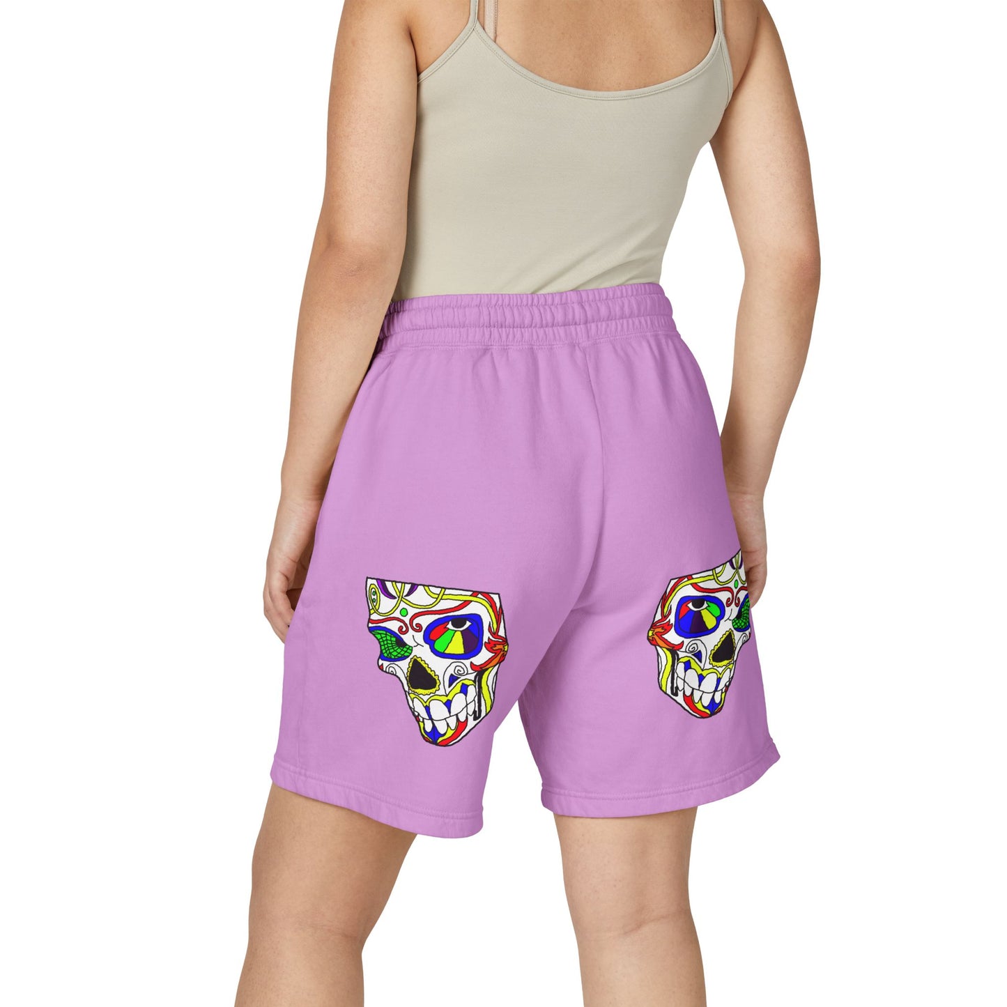 TROL Unisex Garment-Dyed Lightweight Fleece Sweat Shorts