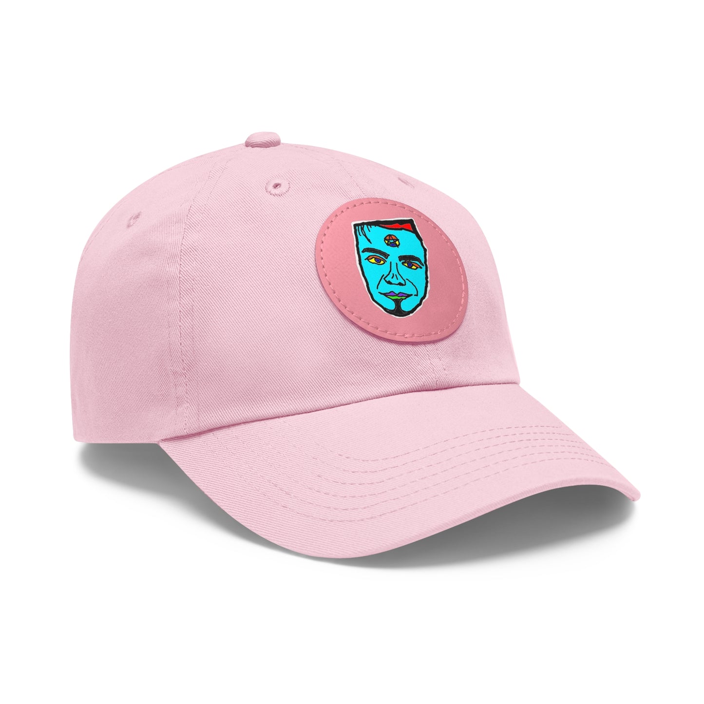 TROL Dad Hat with Leather Patch (Round)