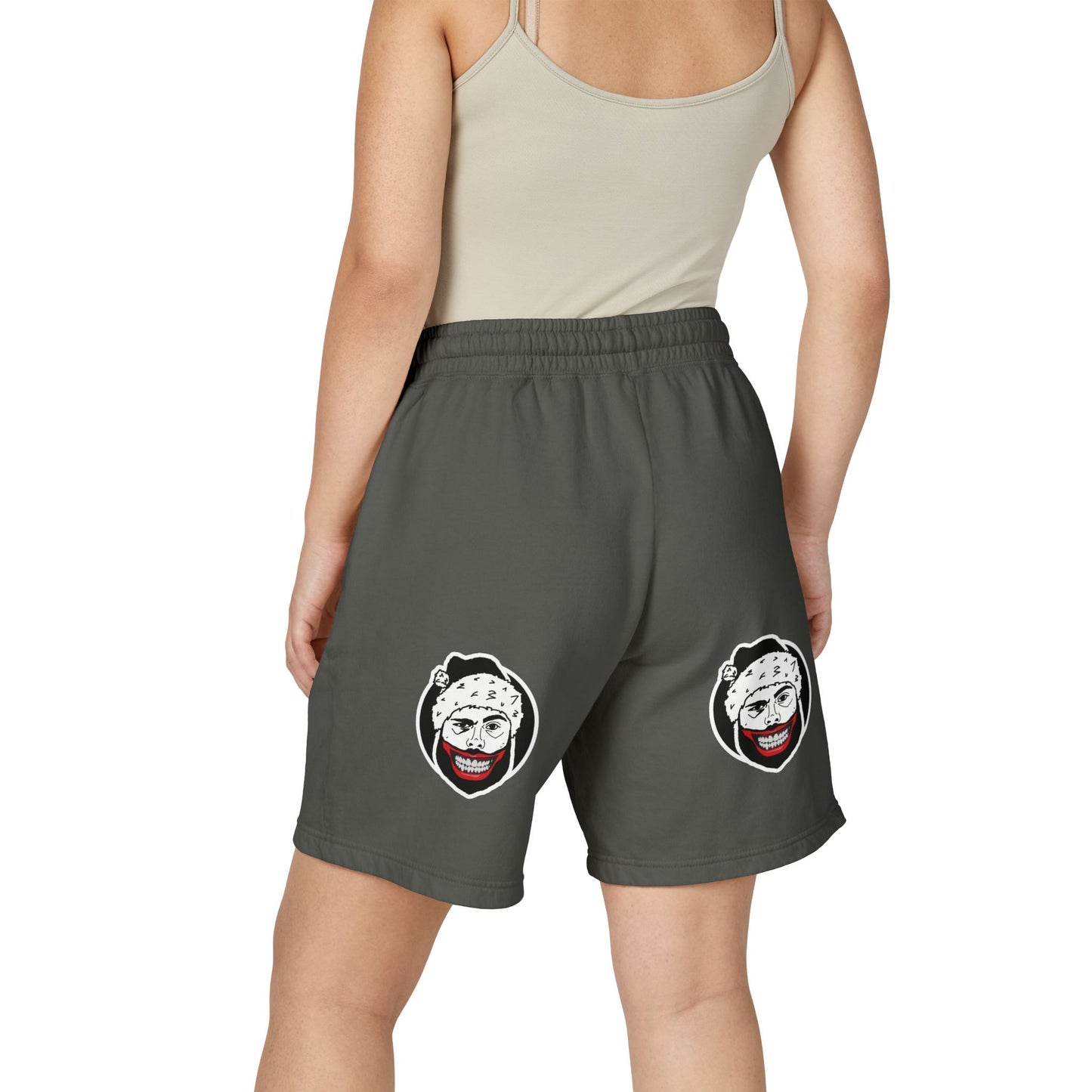TROL Unisex Garment-Dyed Lightweight Fleece Sweat Shorts