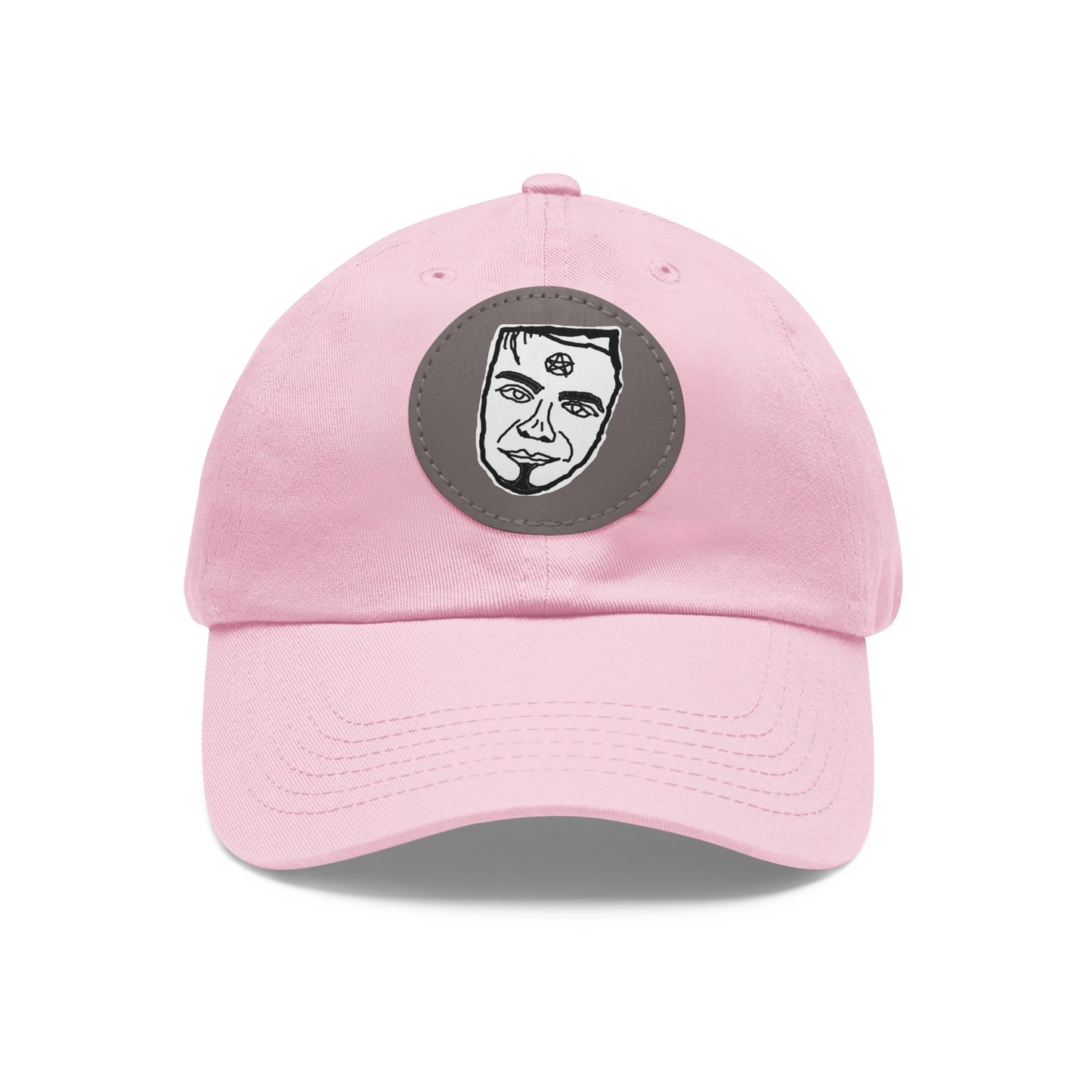TROL Dad Hat with Leather Patch (Round)