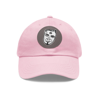 TROL Dad Hat with Leather Patch (Round)