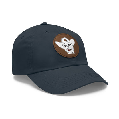 TROL Dad Hat with Leather Patch (Round)