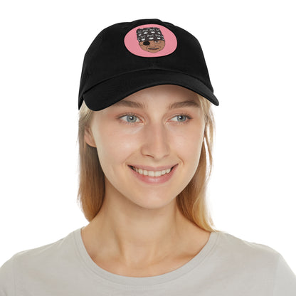 TROL Dad Hat with Leather Patch (Round)