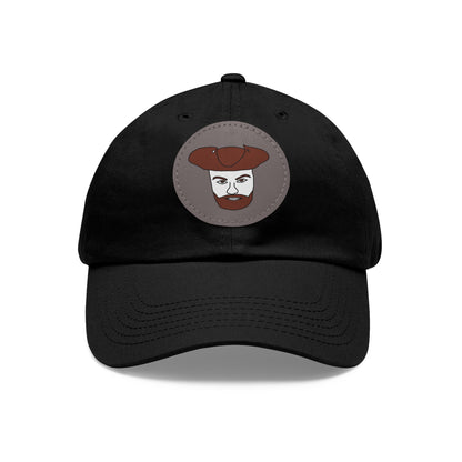 TROL Dad Hat with Leather Patch (Round)