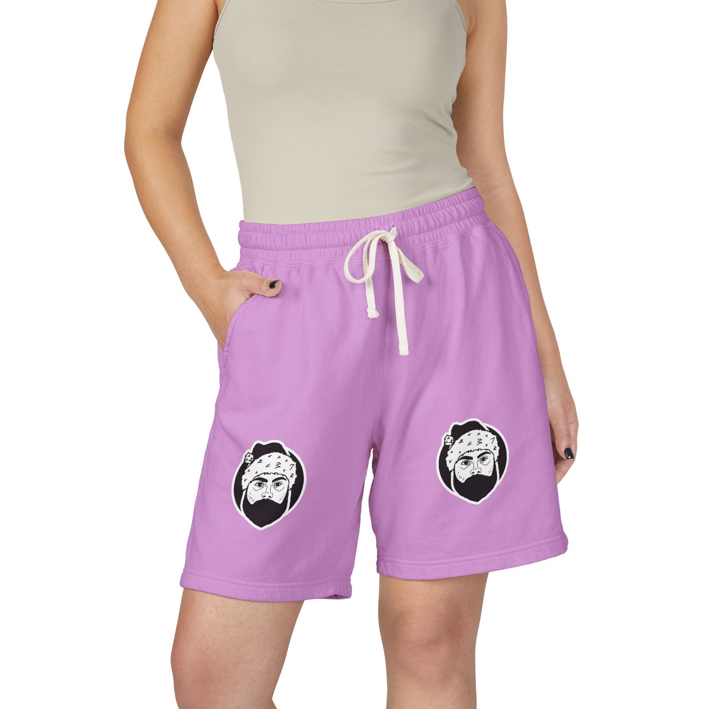TROL Unisex Garment-Dyed Lightweight Fleece Sweat Shorts