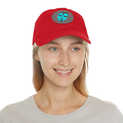 TROL Dad Hat with Leather Patch (Round)